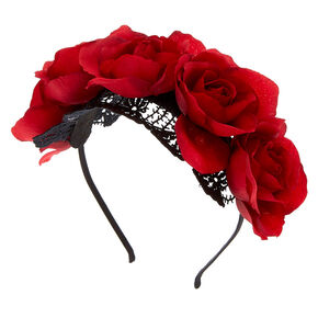 Day of the Dead Rose Headband